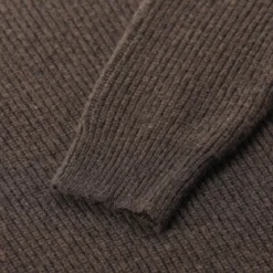 Roberto Collina Rundhalspullover aus Woll-Mix grau Pullover