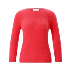 Roberto Collina Rundhalspullover aus Angorawoll-Mix braun Pullover
