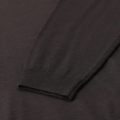 Roberto Collina Rundhalspullover aus Merinowolle blau Pullover