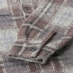 Roberto Collina Strickjacke aus Woll-Mix grün Pullover