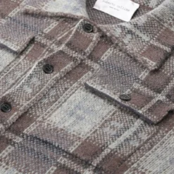 Roberto Collina Strickjacke aus Woll-Mix grün Pullover