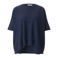 Roberto Collina T-Shirt mit Rundhalsausschnitt dunkelblau T-Shirt