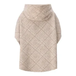 Rosso35 Poncho mit Kapuze beige Poncho