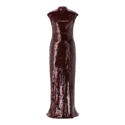 Rotate Maxikleid mit Pailletten rot Maxikleid