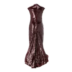 Rotate Maxikleid mit Pailletten rot Maxikleid