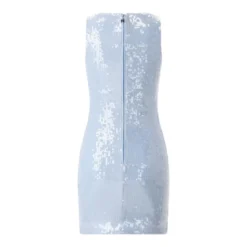 Rotate Mini-Kleid mit Pailletten blau Minikleid
