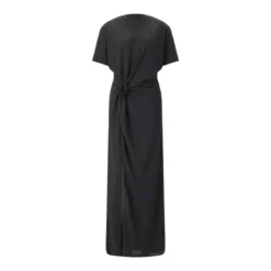 Rotate Rückenfreies Maxikleid schwarz Maxikleid