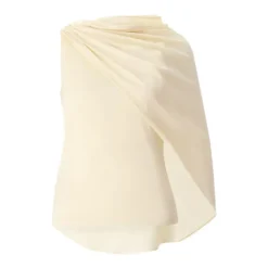 Rotate Top aus Satin gelb Top