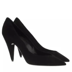 Saint Laurent Paris Pumps Suede Black Pumps
