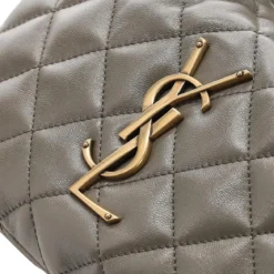 Saint Laurent Tasche Icarino aus Nappaleder grau Hobo Bag