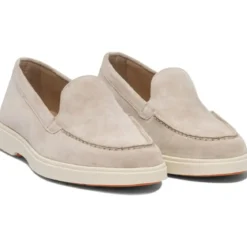 Santoni Flat Shoes Beige beige Schnürschuhe