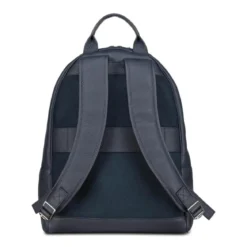 Santoni Rucksack aus Leder blau Rucksack