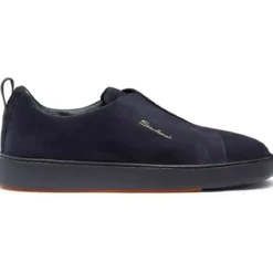 Santoni Sneaker Donkerblauw blau Low-Top-Sneaker