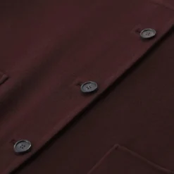 S Max Mara Jacke Giugno aus Schurwolle rot Wollmantel