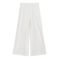 Sminfinity Hose aus Leinenmix weiß Stoffhose