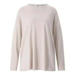 Sminfinity Longsleeve aus Seide & Leinen blau Longsleeve