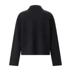 Sminfinity Strickjacke aus Merinowolle schwarz Übergangsjacke