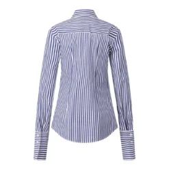 Sportmax Hemdbluse Conio mit Streifen blau Bluse