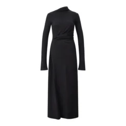 Sportmax Maxikleid Edile aus Wolle schwarz Maxikleid