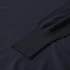 Stefan Brandt Pullover Enno aus Wolle dunkelblau Longsleeve