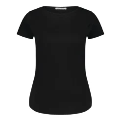 Stefan Brandt T-Shirt Fanny aus Baumwolle Schwarz T-Shirt