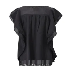 STELLA FOREST Blusenshirt Jayna mit Stickerei Weiß Bluse