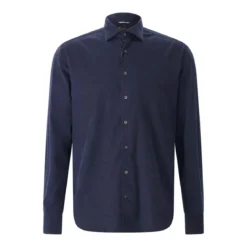 STENSTRÖMS Regular-Fit Cordhemd aus Baumwolle blau Hemd