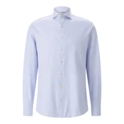 STENSTRÖMS Regular-Fit Hemd aus Baumwolle blau Hemd