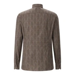 STENSTRÖMS Slim-Fit Hemd aus Baumwolle grau Hemd