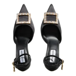 Steve Madden AccessionBlack Satin High Heels