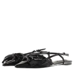 Steve Madden Dazzled Black Leather Mules