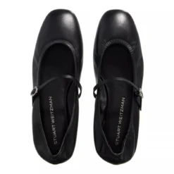 Stuart Weitzman Claris Ballet Flat Black Ballerinas