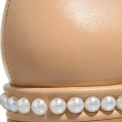 Stuart Weitzman Pearl Flat Adobe/Black Ballerinas