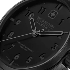 Swiss Military Hanowa Quarzuhr Fieldmaster schwarz Quarzuhr