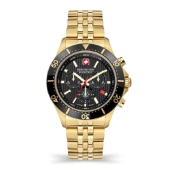 Swiss Military Hanowa Quarzuhr Flagship X Chrono gold Quarzuhr