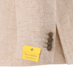 Tagliatore Sakko aus Baumwollmix braun Anzugjacke