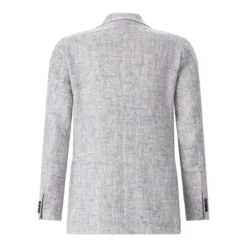 Tagliatore Sakko aus hochwertigem Strick blau Anzugjacke