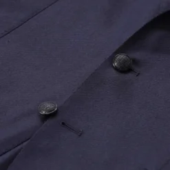 Tagliatore Sakko aus Seide blau Anzugjacke