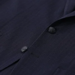 Tagliatore Sakko aus Wollmix blau Anzugjacke