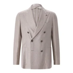 Tagliatore Zweireihiges Sakko braun Anzugjacke