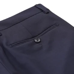 Tagliatore Zweiteiliger Anzug aus Wollmix blau Hosenanzug