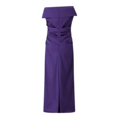 Talbot Runhof Drapiertes Abendkleid lila Maxikleid