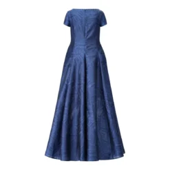 Talbot Runhof Langes Abendkleid blau Abendkleid