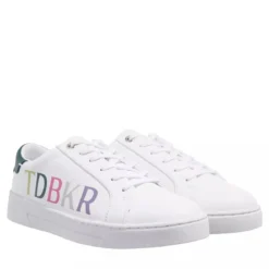 Ted Baker Artii Branded Leather Cupsole Sneaker White Low-Top-Sneaker