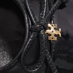 Tory Burch Cap-Toe Ballet Perfect Black/Perfect Black Ballerinas
