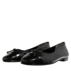 Tory Burch Cap-Toe Ballet Perfect Black/Perfect Black Ballerinas