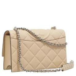 Tory Burch Fleming Convertible Shoulder Bag Vanilla Soft Serve Schultertasche