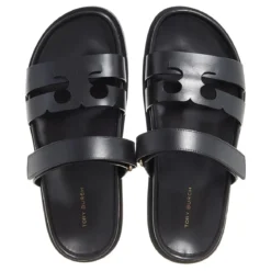 Tory Burch Ines Sport Slide Black Sandalen