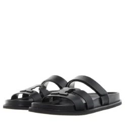 Tory Burch Ines Sport Slide Black Sandalen