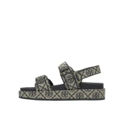 Tory Burch Kira Sport Sandals With Adjustable Straps Grey Sandalen